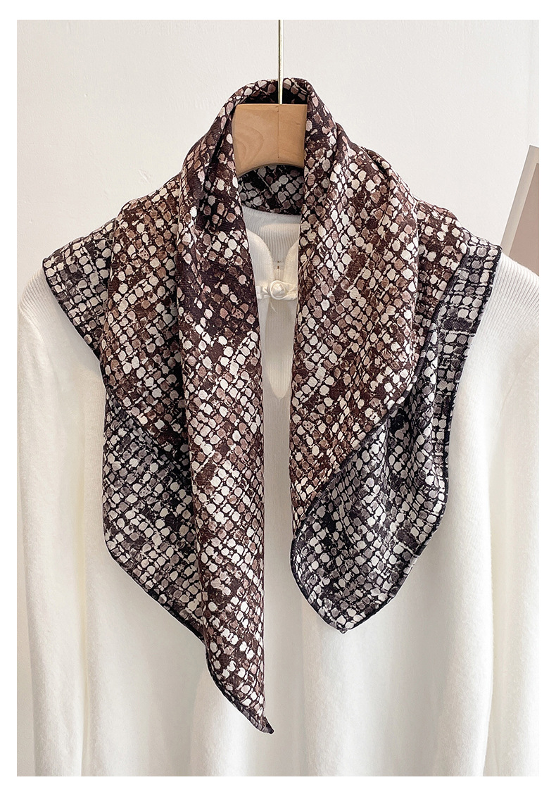 Silk Scarf Square - Cachecóis de 70% Lã e 30%