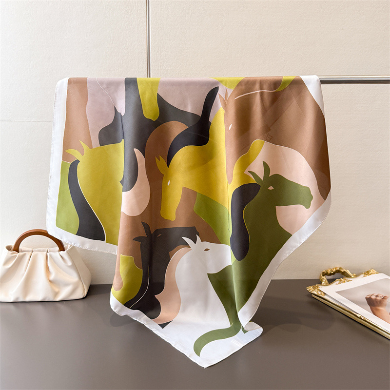 2026 Novo Lenço Quadrado Femin - Silk Scarf Square avaliação e preço