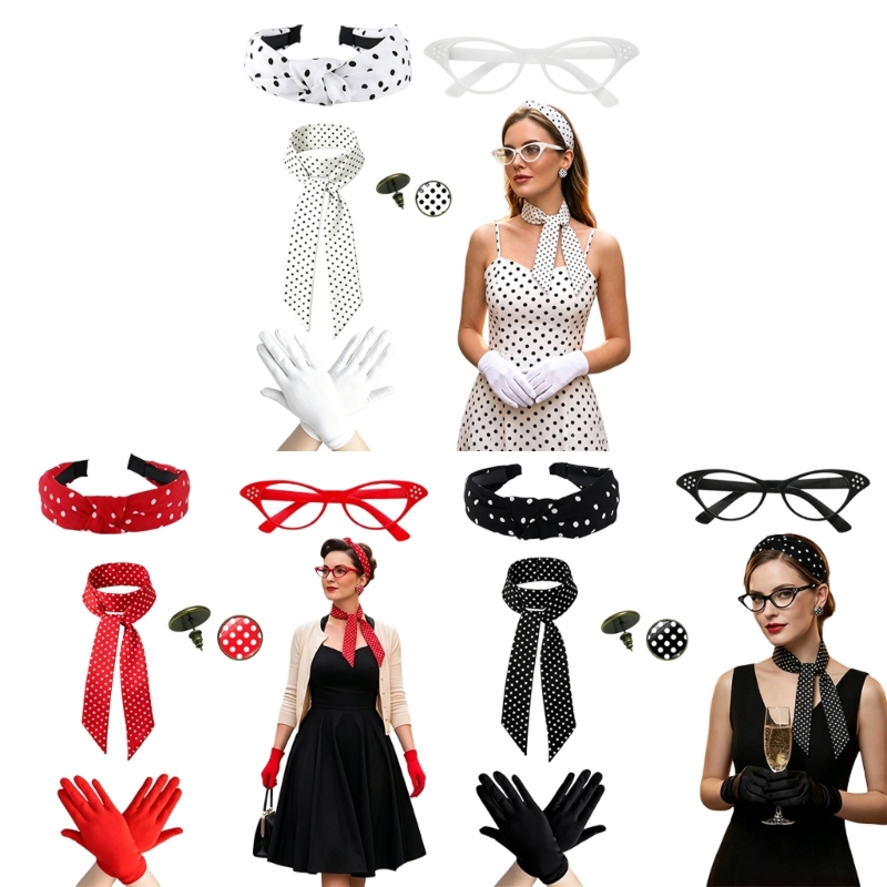 Conjunto de 5 Peças de Fantasi - Women'S Accessories In The 1950S avaliação e preço