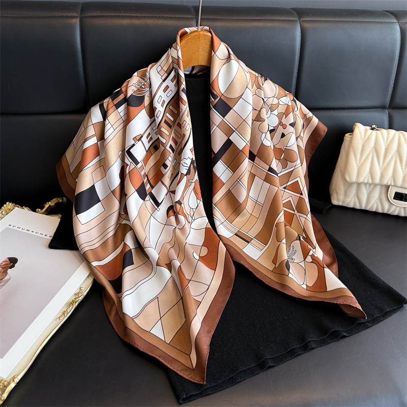 2026 Novo Lenço Quadrado de Se - Silk Scarf Square avaliação e preço