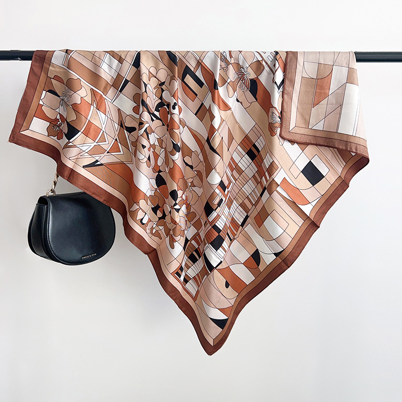 2026 Novo Lenço Quadrado de Se - Silk Scarf Square avaliação e preço